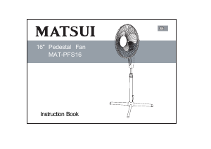 Handleiding Matsui PFS16 Ventilator