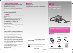 Manual Logik L14VR12 Vacuum Cleaner