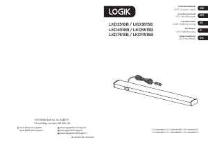 Bruksanvisning Logik LKD2516B Lampa