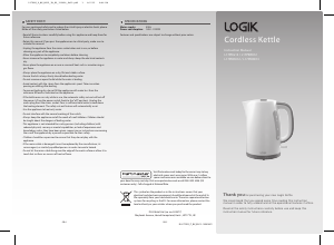 Manual Logik L17PKRD13 Kettle