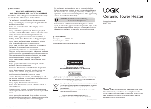 Manual Logik L18CTHB12 Heater