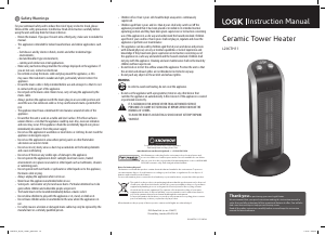 Manual Logik L20CTH11 Heater