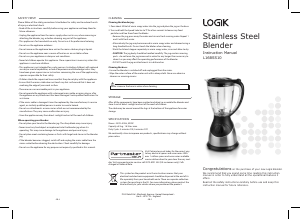 Handleiding Logik L16BSS10 Blender