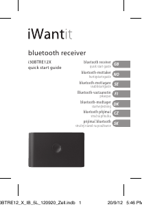 Brugsanvisning iWantit i30BTRE12X Bluetooth adapter