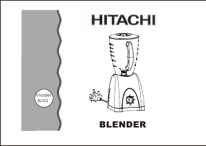 Bruksanvisning Hitachi BLN2 Blender