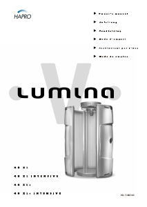 Handleiding Hapro Lumina 48 XL Zonnebank