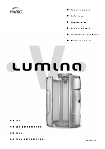 Manual de uso Hapro Lumina 48 XLc Intensive Solarium