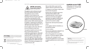 Handleiding Currys Essentials C02SMW11 Contactgrill