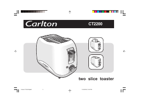 Handleiding Carlton CT2200 Broodrooster