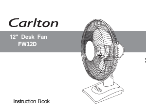 Handleiding Carlton FW12D Ventilator