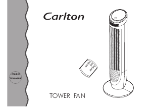 Handleiding Carlton TF2005RS Ventilator