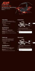 Bruksanvisning ADX AFBH0114 USB-hub