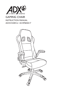 Manuál ADX ADXCHAIR16 Kancelářská židle