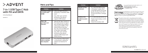 Manual Advent AMHBCPD19 USB Hub