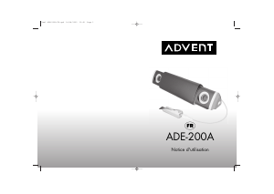 Mode d’emploi Advent ADE-200A Haut-parleur