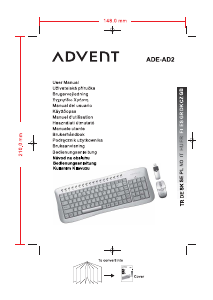 Handleiding Advent ADE-AD2 Toetsenbord