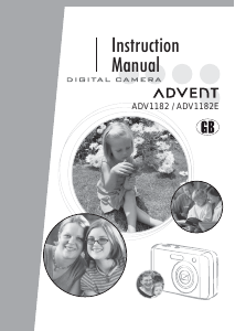 Manual Advent ADV1182 Digital Camera