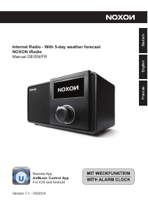 Manual NOXON iRadio Radio