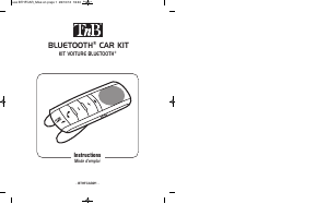 Bruksanvisning T'nB BTHFCAR01 Handsfreesats