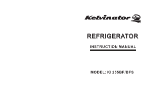 Handleiding Kelvinator KI255BF Koel-vries combinatie