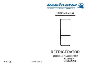 Handleiding Kelvinator KI310BFS Koel-vries combinatie