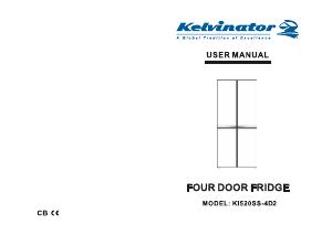 Manual Kelvinator KI520SS-4D2 Fridge-Freezer