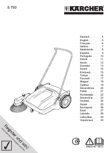 Manual de uso Kärcher S 750 Barredora