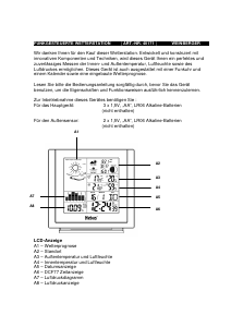 Bedienungsanleitung Weinberger YT-6059 Wetterstation