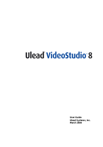 Handleiding Ulead VideoStudio 8