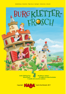 Manuale Haba 303993 Castle Climbing Frog