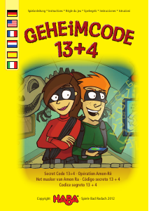 Mode d’emploi Haba 005855 Secret Code 13+4