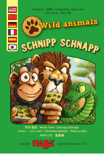 Mode d’emploi Haba 303591 Wild animals - Schnipp Schnapp