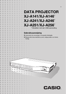 Handleiding Casio XJ-A141 Beamer