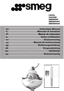 Manual Smeg FA63X Fridge-Freezer