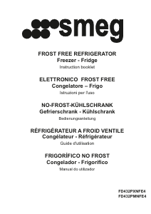 Bruksanvisning Smeg FD432PMNFE4 Kyl-frys