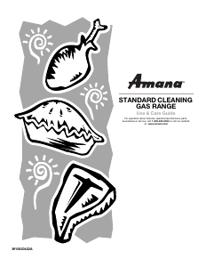 Manual Amana AGR4230BAB Range