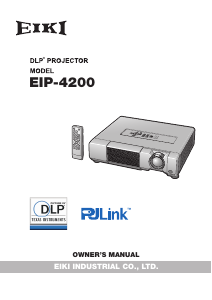 Handleiding Eiki EIP-4200 Beamer