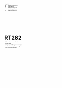 Mode d’emploi Gaggenau RT282305 Réfrigérateur combiné