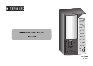 Bedienungsanleitung Wittenborg ES 7100 Kaffeemaschine