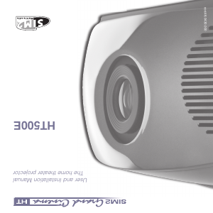Bruksanvisning SIM2 HT500E Projektor
