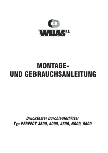 Bedienungsanleitung Wijas Perfect 4000 Warmwasserspeicher
