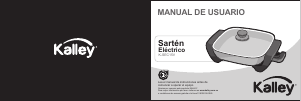 Manual de uso Kalley K-SER120C Sartén