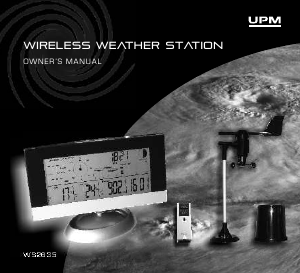 Bruksanvisning UPM WS2635 Väderstation