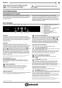 Käyttöohje Bauknecht KGIS 3182 A+++ Jääkaappipakastin