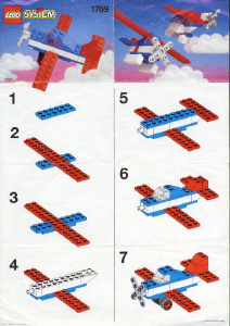 Handleiding Lego set 1769 Basic Propellorvliegtuig