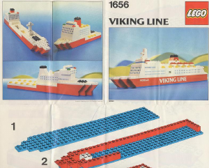 Bedienungsanleitung Lego set 1656 Promotional Viking Line Fähre