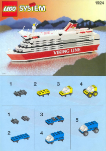 Handleiding Lego set 1924 Promotional Viking Line veerboot