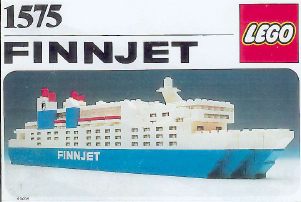 Manual Lego set 1575 Promotional Finnjet ferry