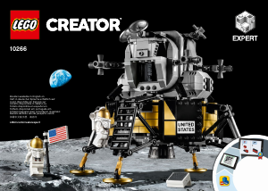 Manual Lego set 10266 Creator NASA Apollo 11 lunar lander