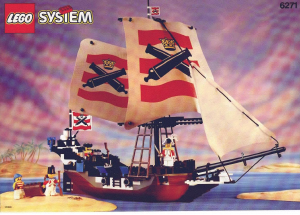 Handleiding Lego set 6271 Pirates Keizerlijk vlaggenschip